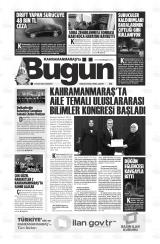 KAHRAMANMARAŞ'TA BUGÜN